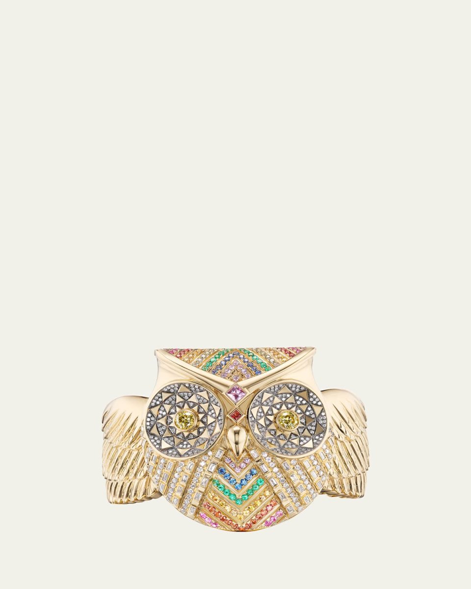Owl Cuff One-of-a-Kind Bracelet